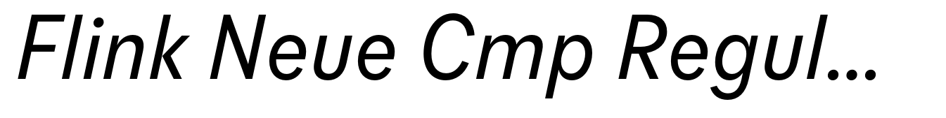 Flink Neue Cmp Regular Italic